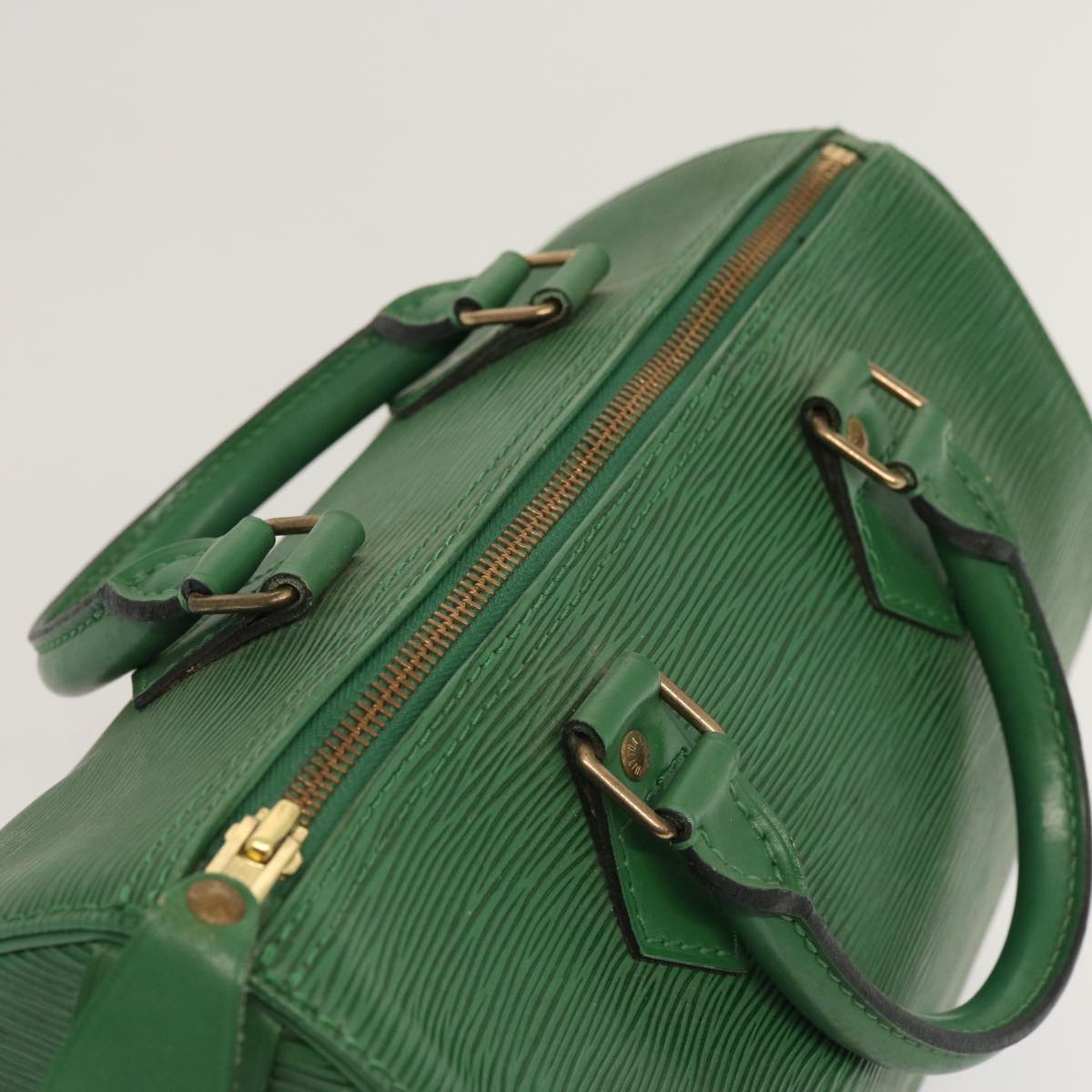 LOUIS VUITTON Epi Speedy 25 Hand Bag Borneo Green M43014 LV 71124