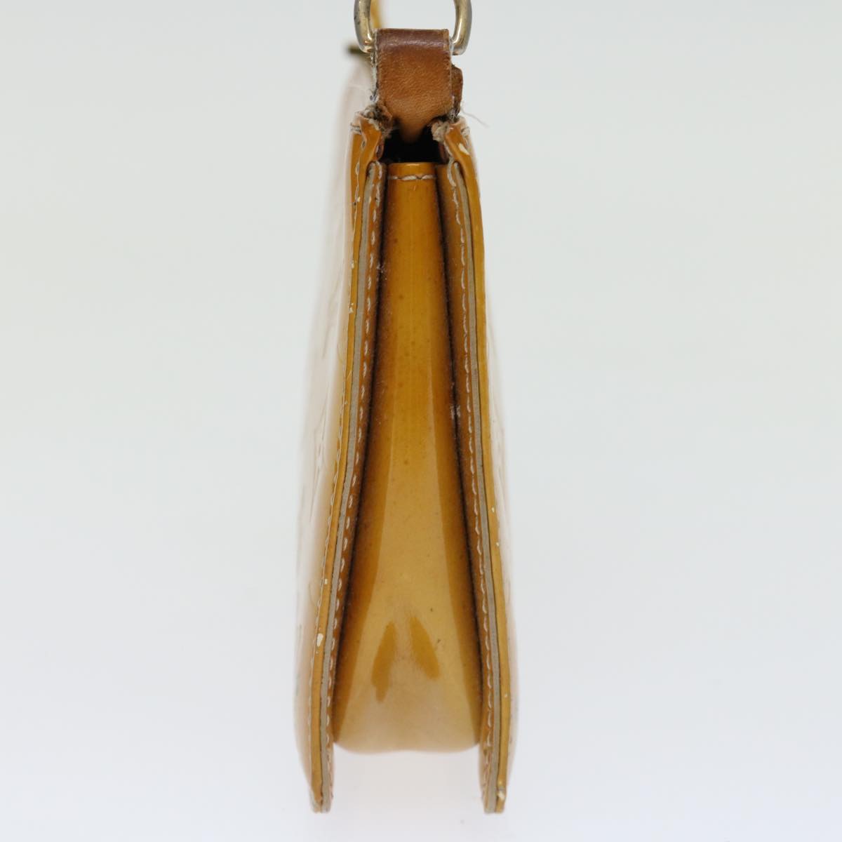 LOUIS VUITTON Monogram Vernis Lexington Pouch Beige M91010 LV 71143
