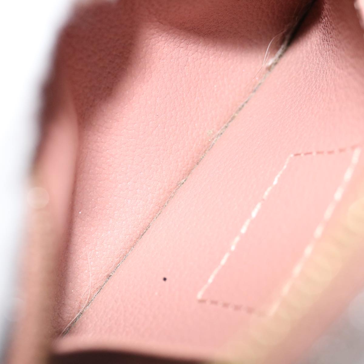 LOUIS VUITTON Monogram Vernis Pochette Pouch Rose Velours M90008 LV 71145