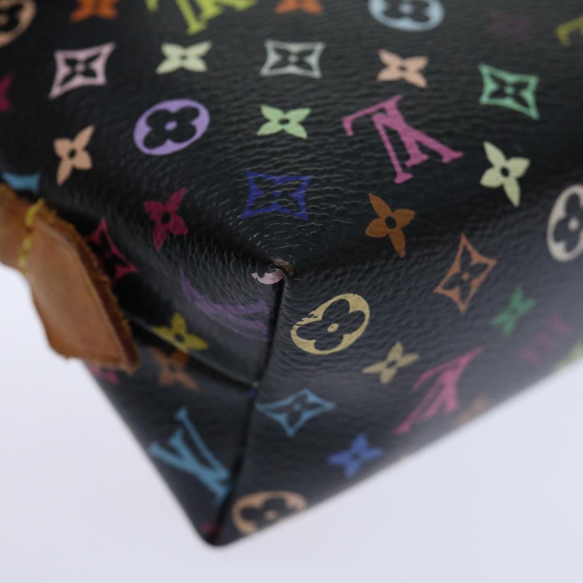 LOUIS VUITTON Monogram Multicolor Pochette Cosmetic Pouch M47355 LV 71146