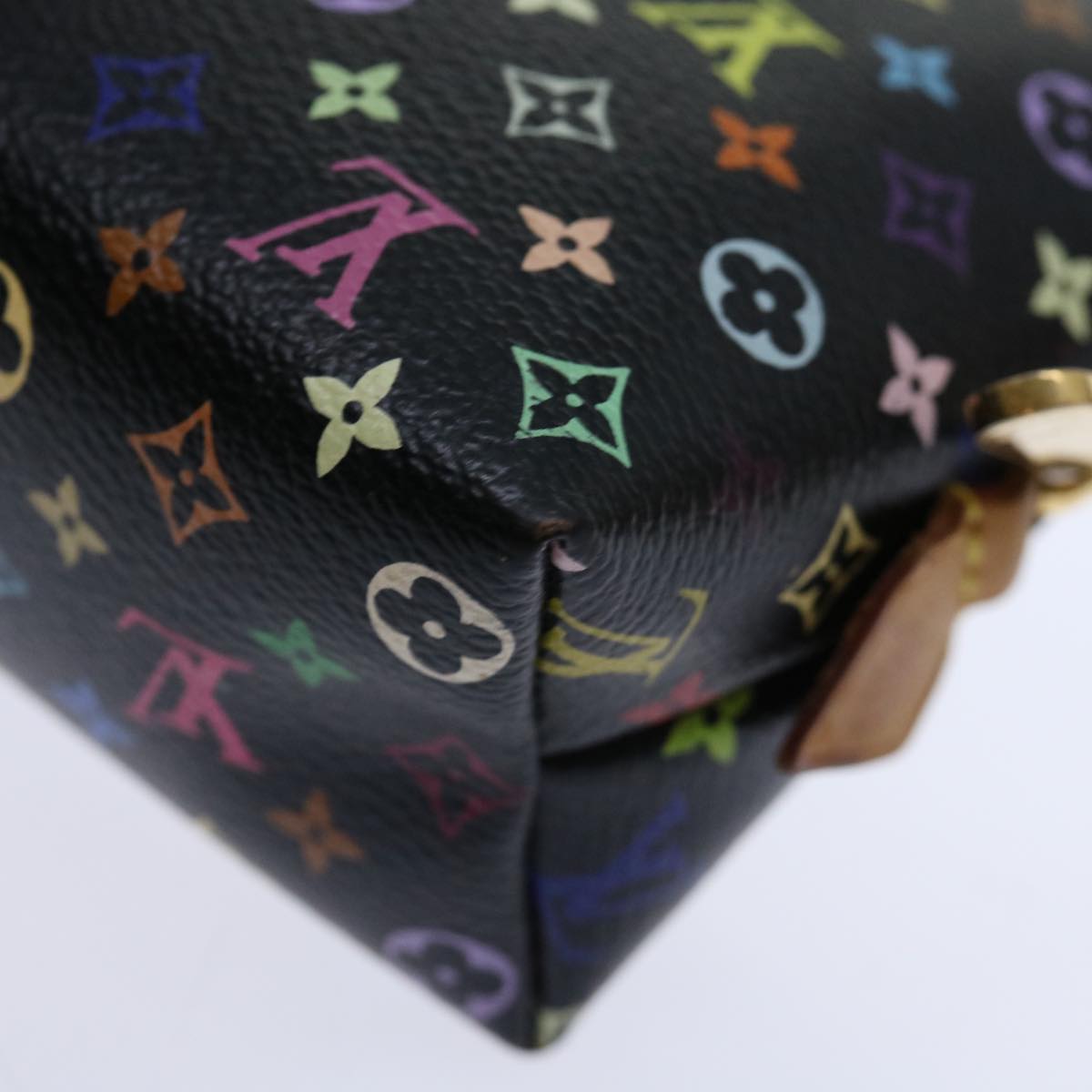 LOUIS VUITTON Monogram Multicolor Pochette Cosmetic Pouch M47355 LV 71146