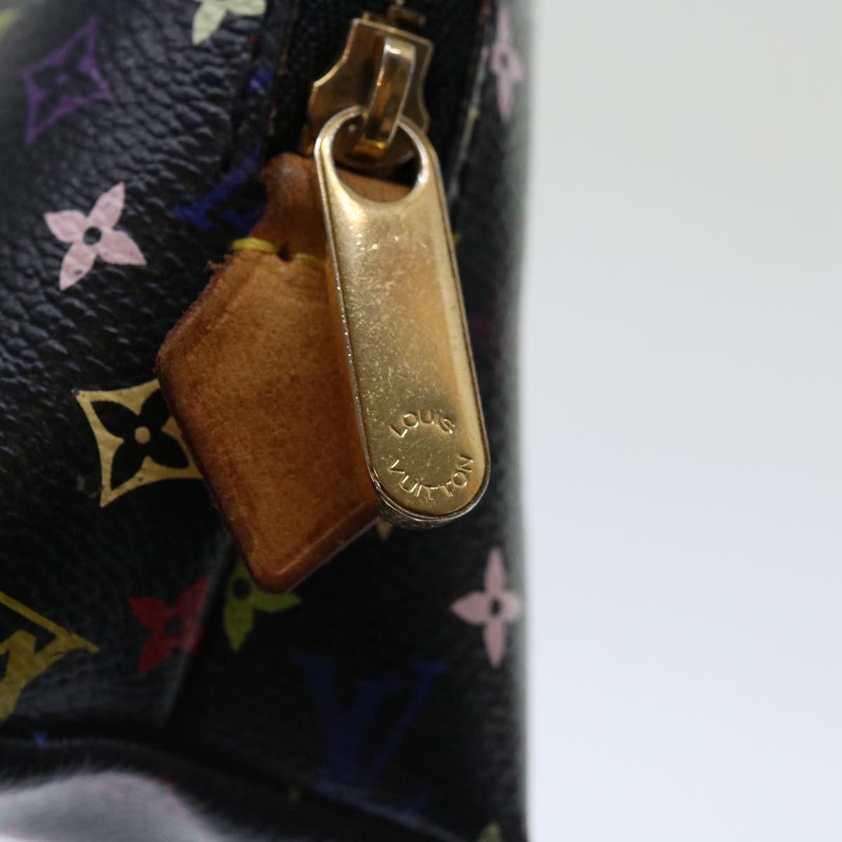 LOUIS VUITTON Monogram Multicolor Pochette Cosmetic Pouch M47355 LV 71146