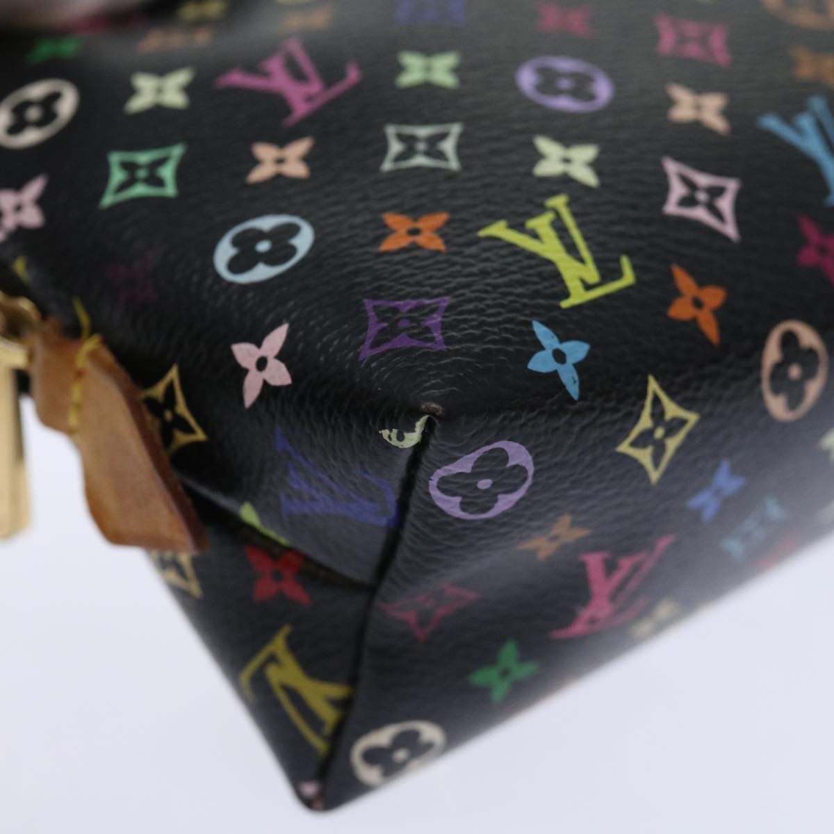 LOUIS VUITTON Monogram Multicolor Pochette Cosmetic Pouch M47355 LV 71146