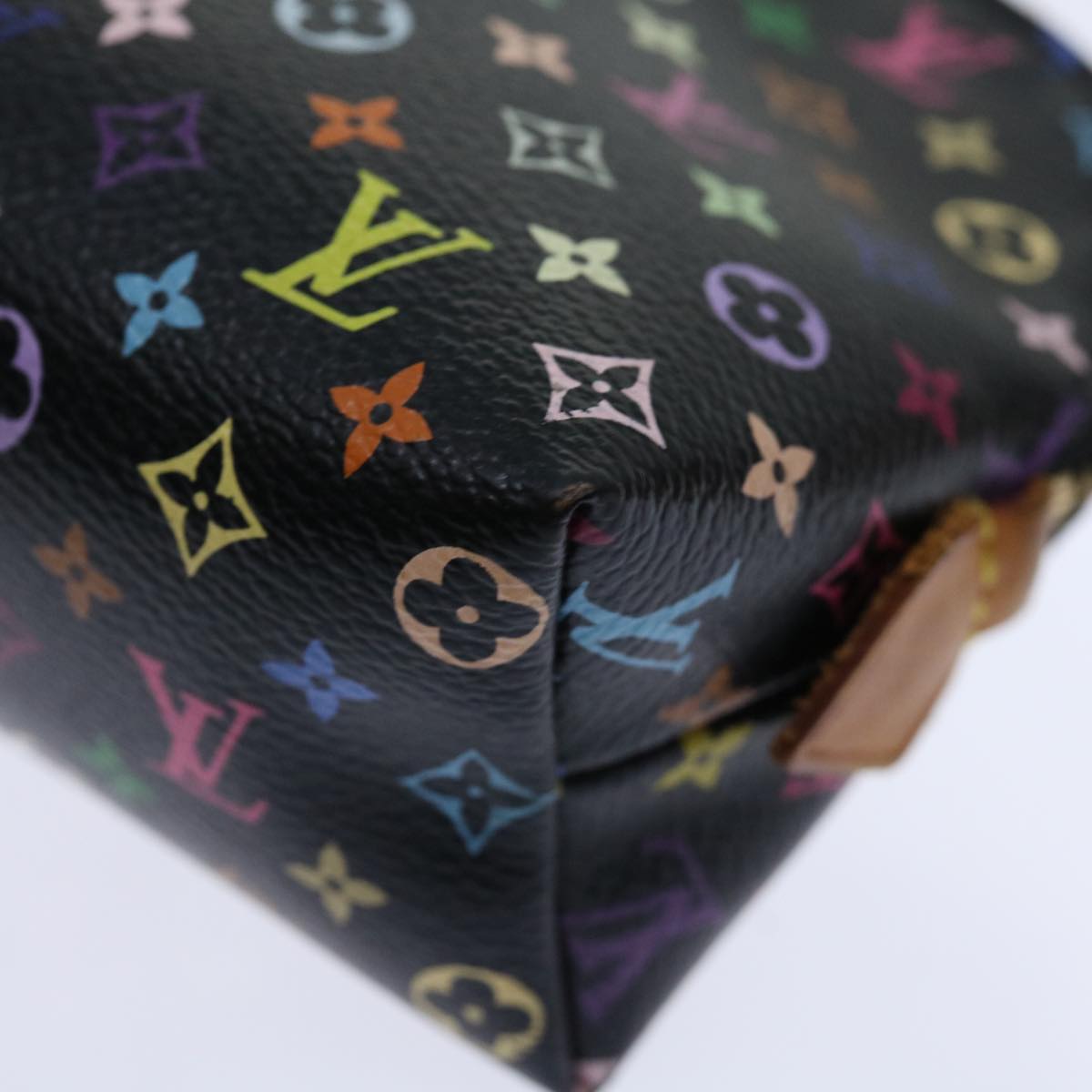 LOUIS VUITTON Monogram Multicolor Pochette Cosmetic Pouch M47355 LV 71146
