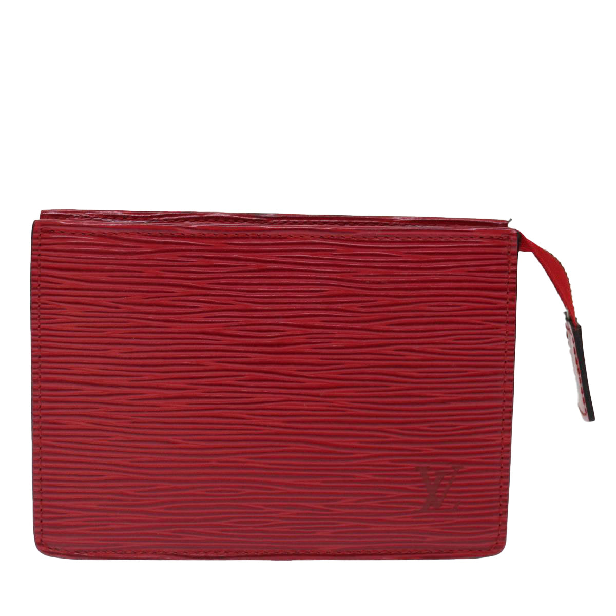 LOUIS VUITTON Epi Poche Toilette 15 Pouch Red LV 71147