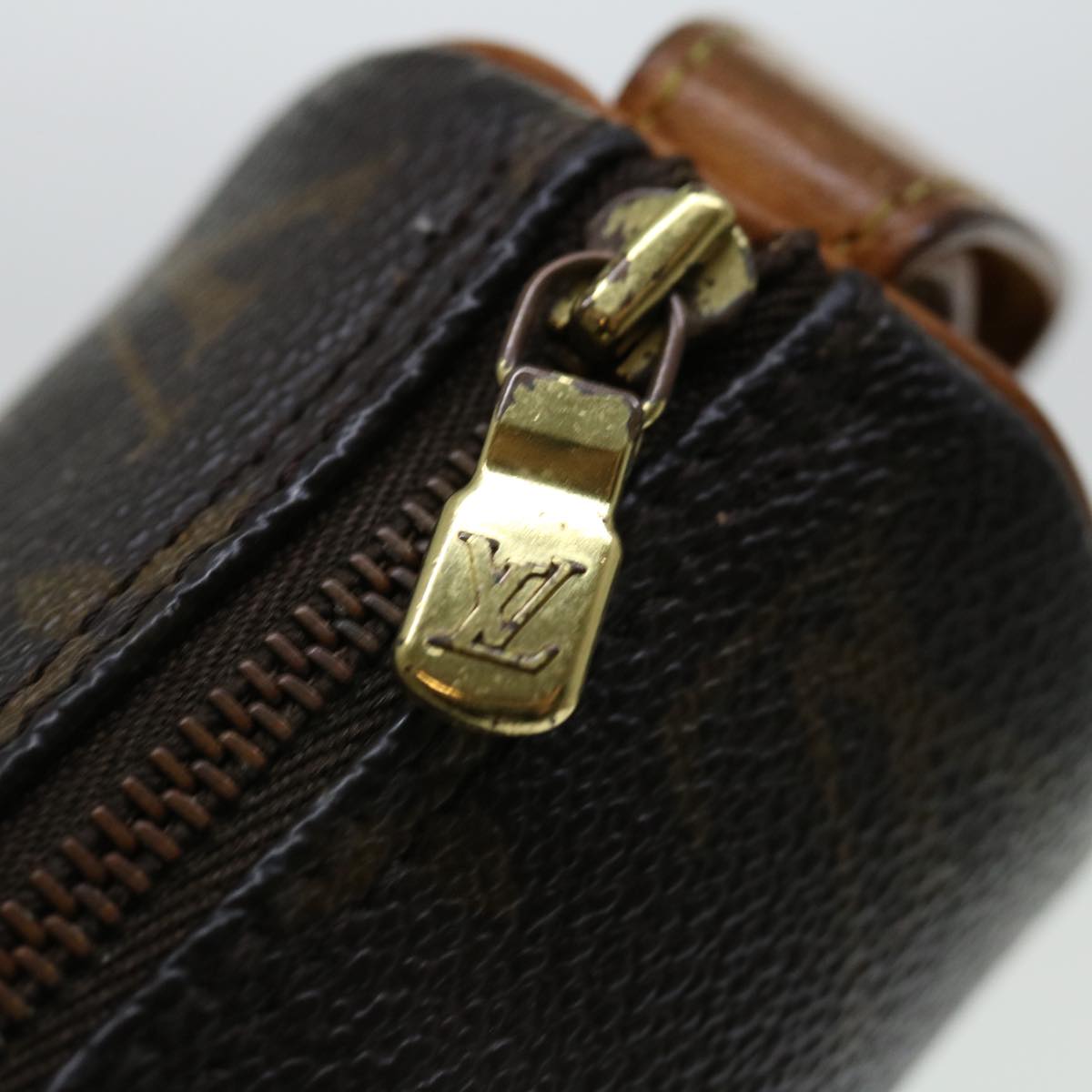 LOUIS VUITTON Monogram Trousse Rondo Pouch M47630 LV 71148