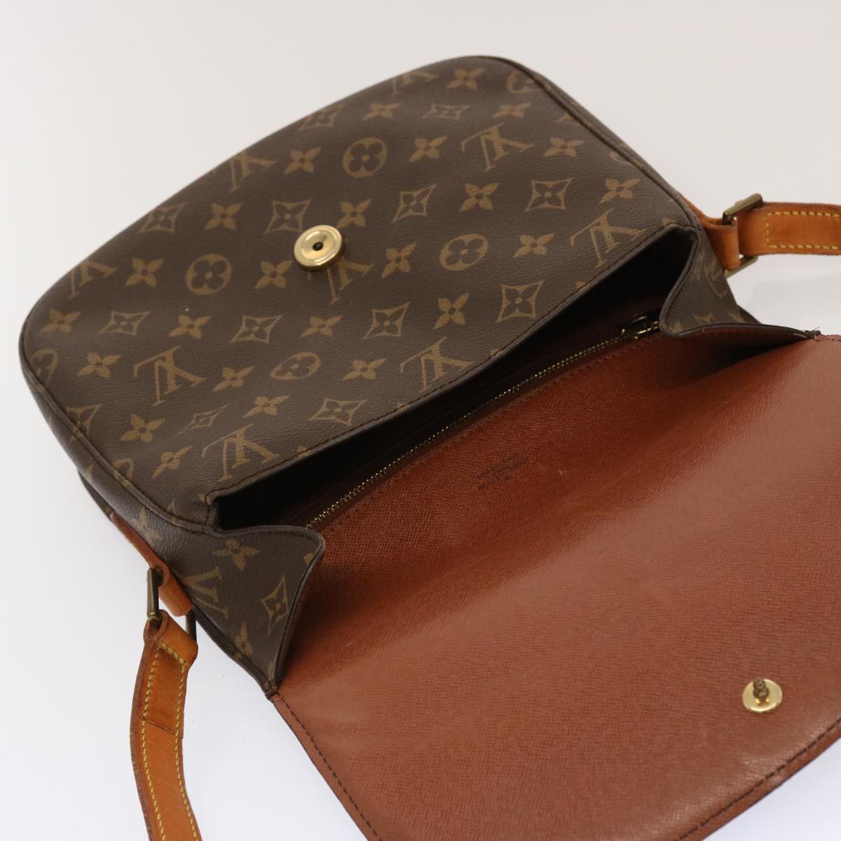 LOUIS VUITTON Monogram Saint Cloud GM Shoulder Bag M51242 LV 71158