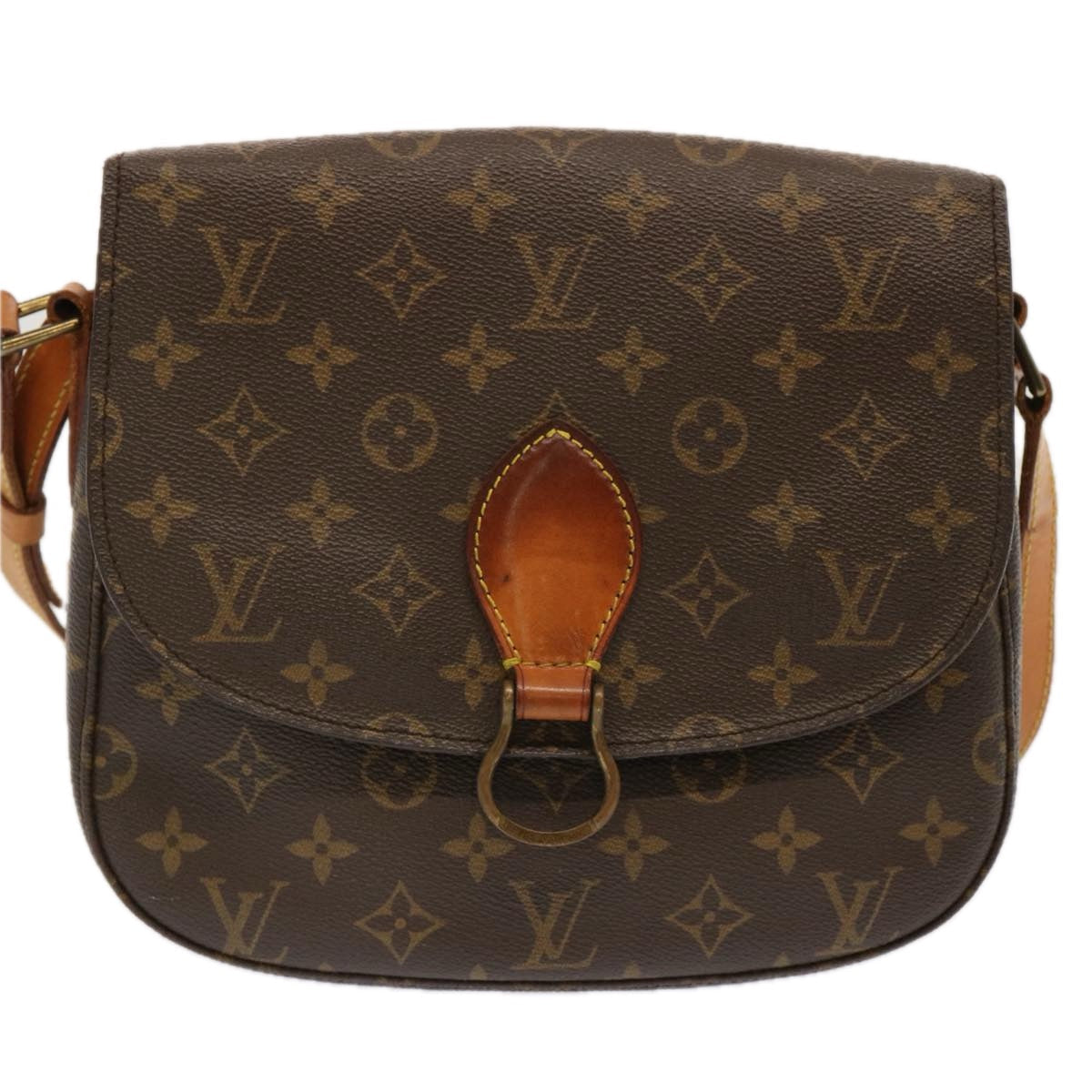 LOUIS VUITTON Monogram Saint Cloud GM Shoulder Bag M51242 LV 71158