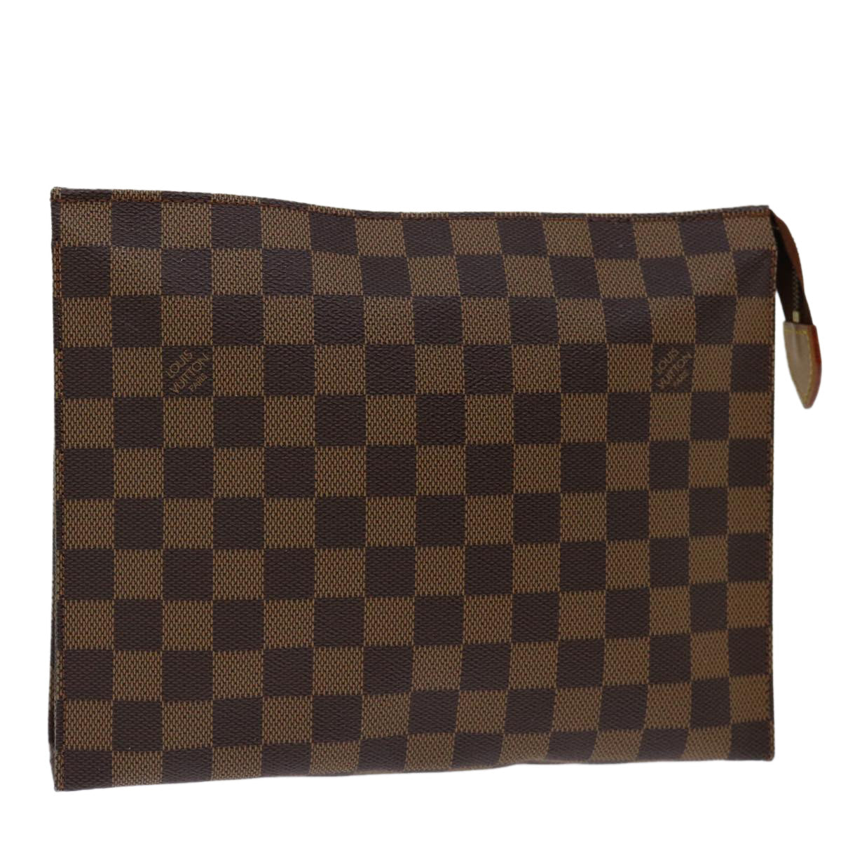 LOUIS VUITTON Damier Ebene Poche Toilette 26 Pouch N47543 LV 71159