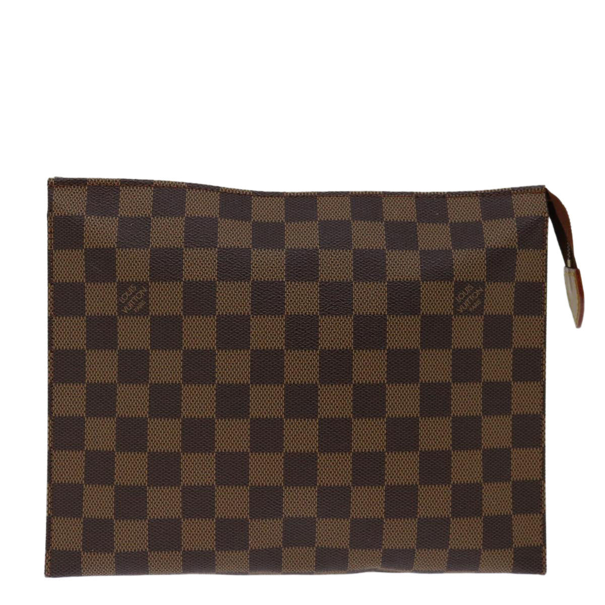 LOUIS VUITTON Damier Ebene Poche Toilette 26 Pouch N47543 LV 71159