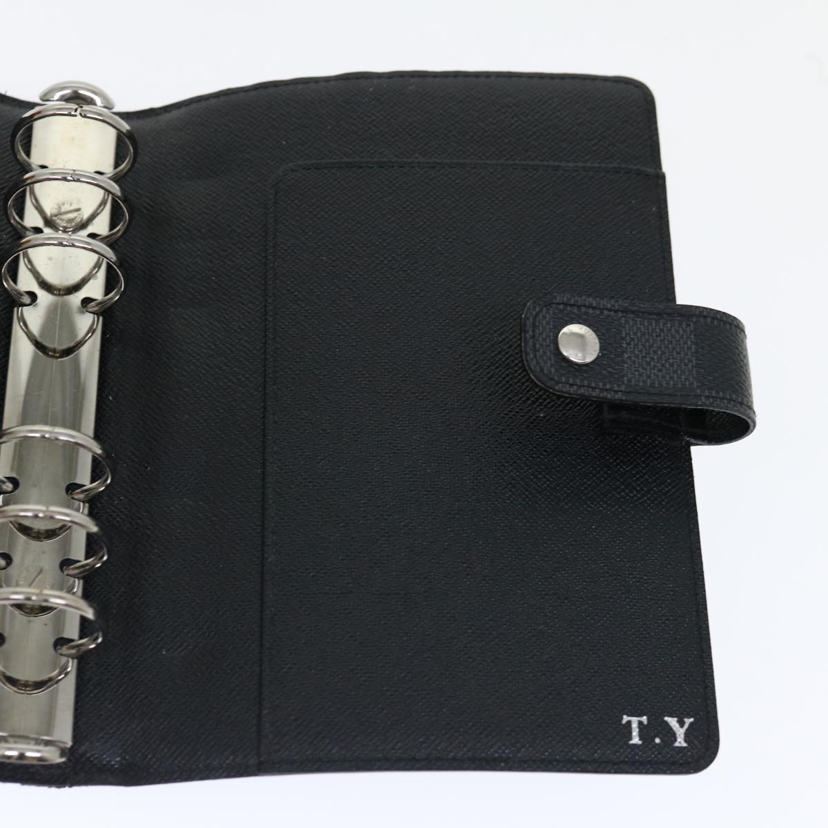 LOUIS VUITTON Damier Graphite Agenda MM Day Planner Cover R20242 LV 71161