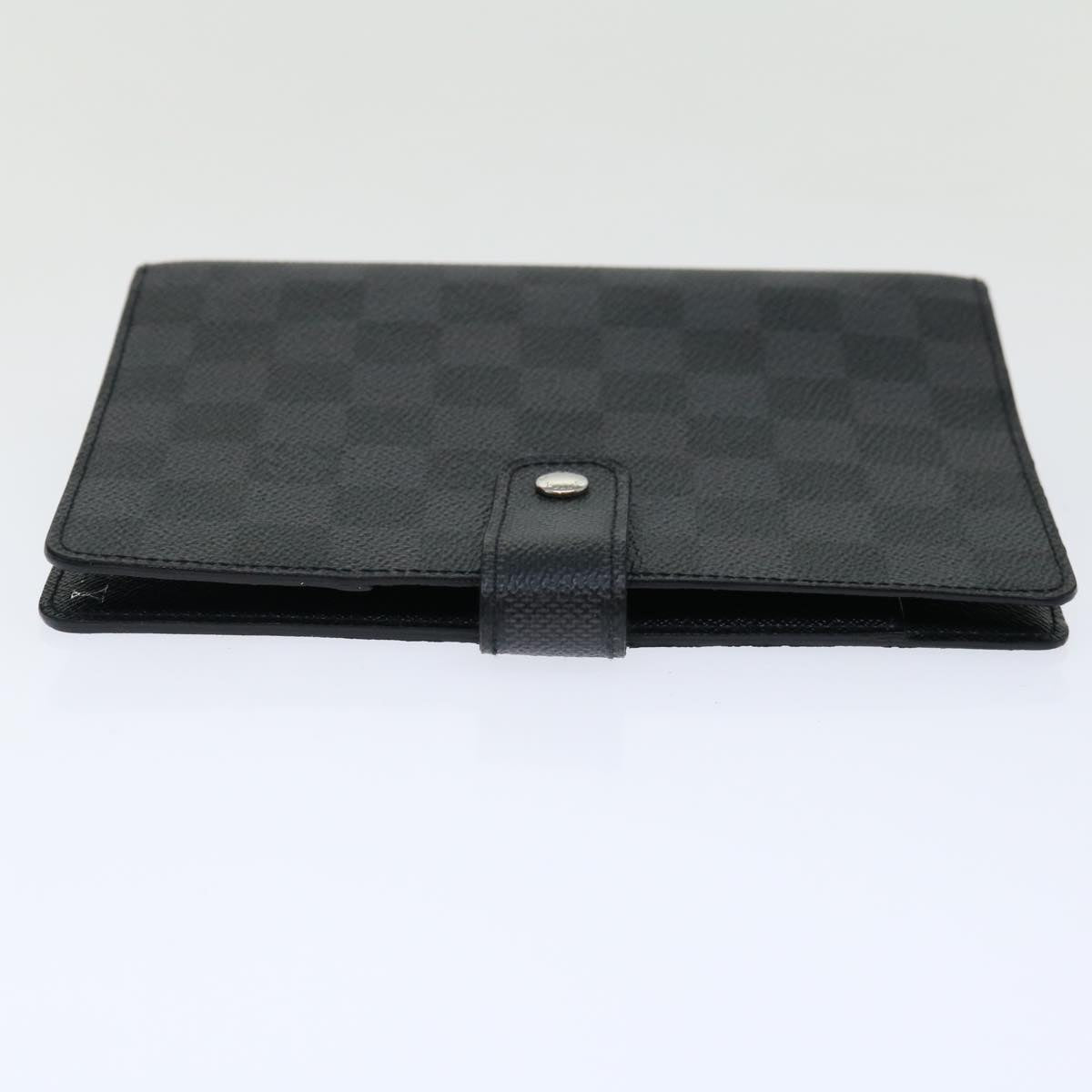 LOUIS VUITTON Damier Graphite Agenda MM Day Planner Cover R20242 LV 71161