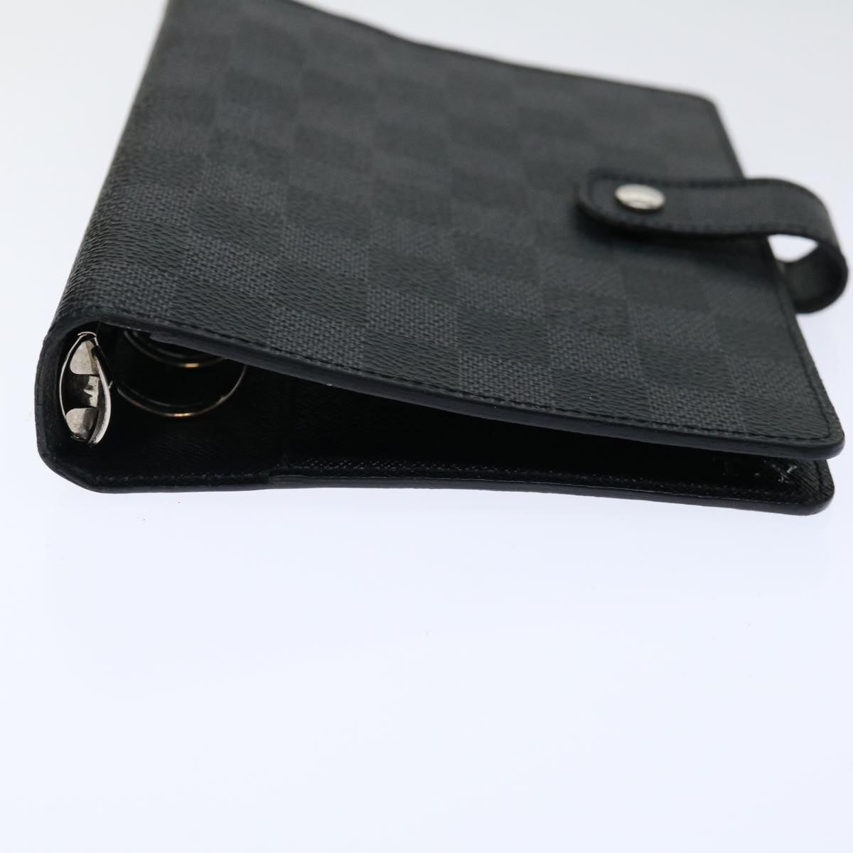 LOUIS VUITTON Damier Graphite Agenda MM Day Planner Cover R20242 LV 71161