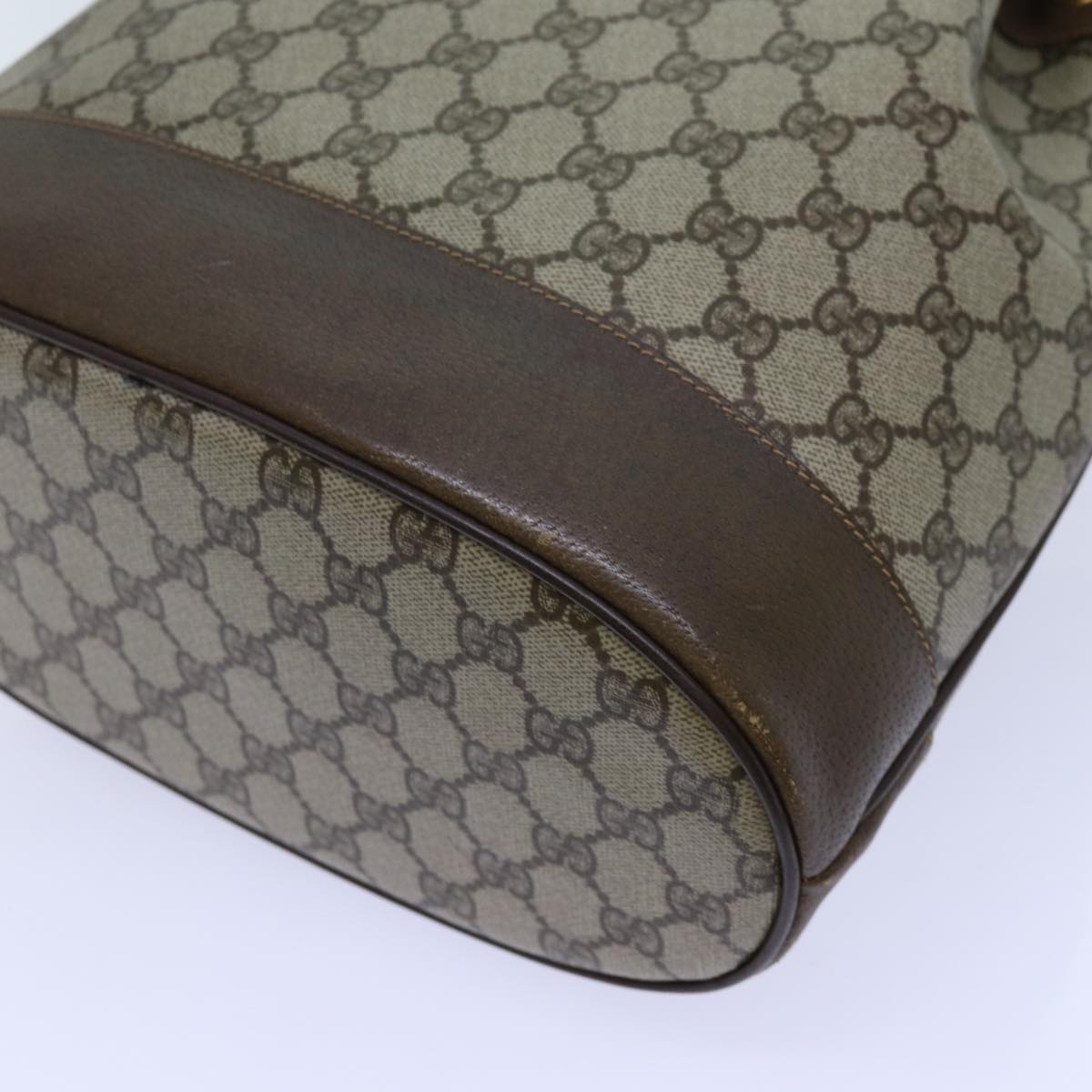 GUCCI GG Canvas Web Sherry Line Shoulder Bag PVC Beige Green Red 71174