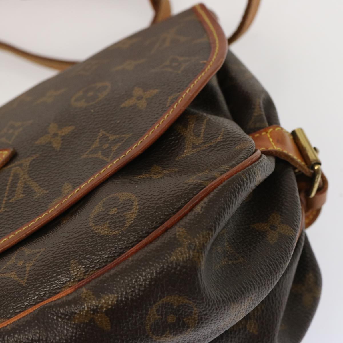LOUIS VUITTON Monogram Saumur 30 Shoulder Bag M42256 LV 71176