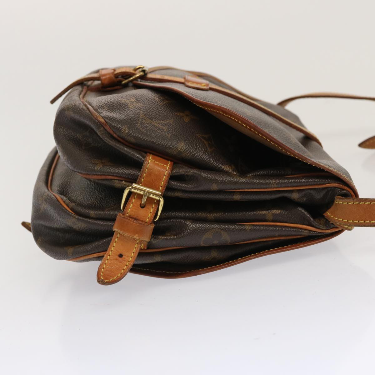 LOUIS VUITTON Monogram Saumur 30 Shoulder Bag M42256 LV 71176