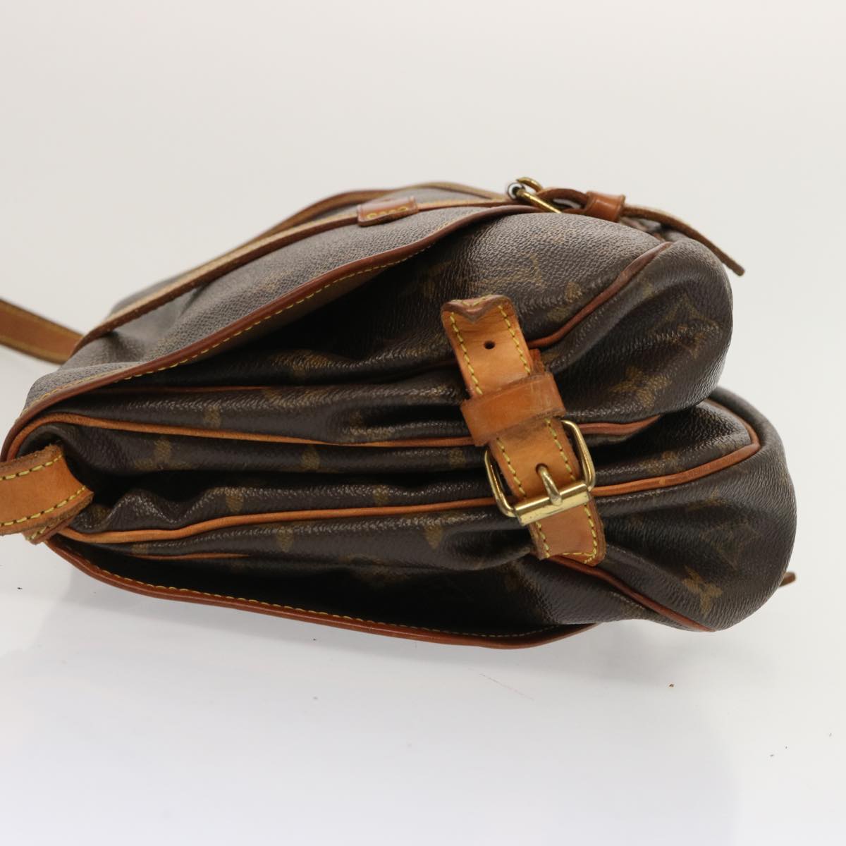 LOUIS VUITTON Monogram Saumur 30 Shoulder Bag M42256 LV 71176
