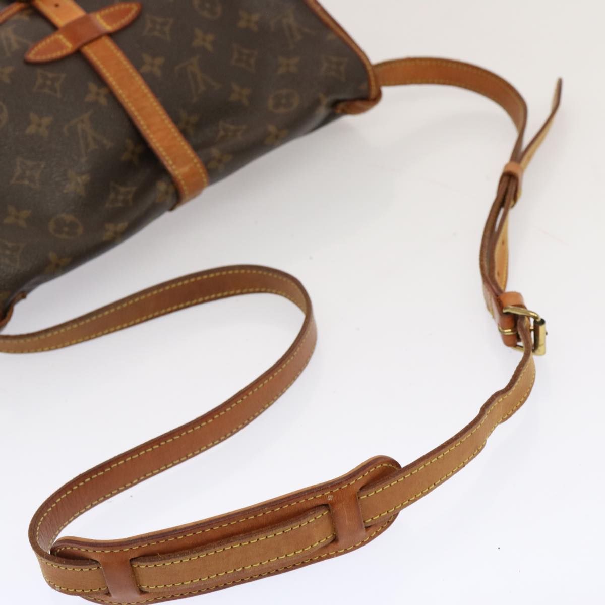 LOUIS VUITTON Monogram Saumur 30 Shoulder Bag M42256 LV 71176