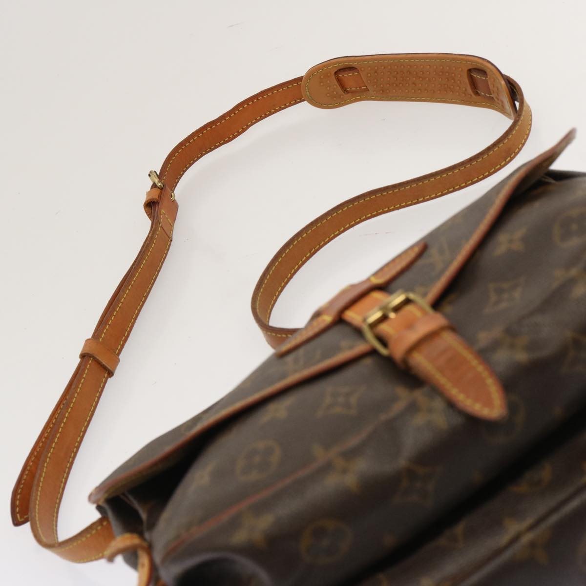 LOUIS VUITTON Monogram Saumur 30 Shoulder Bag M42256 LV 71176