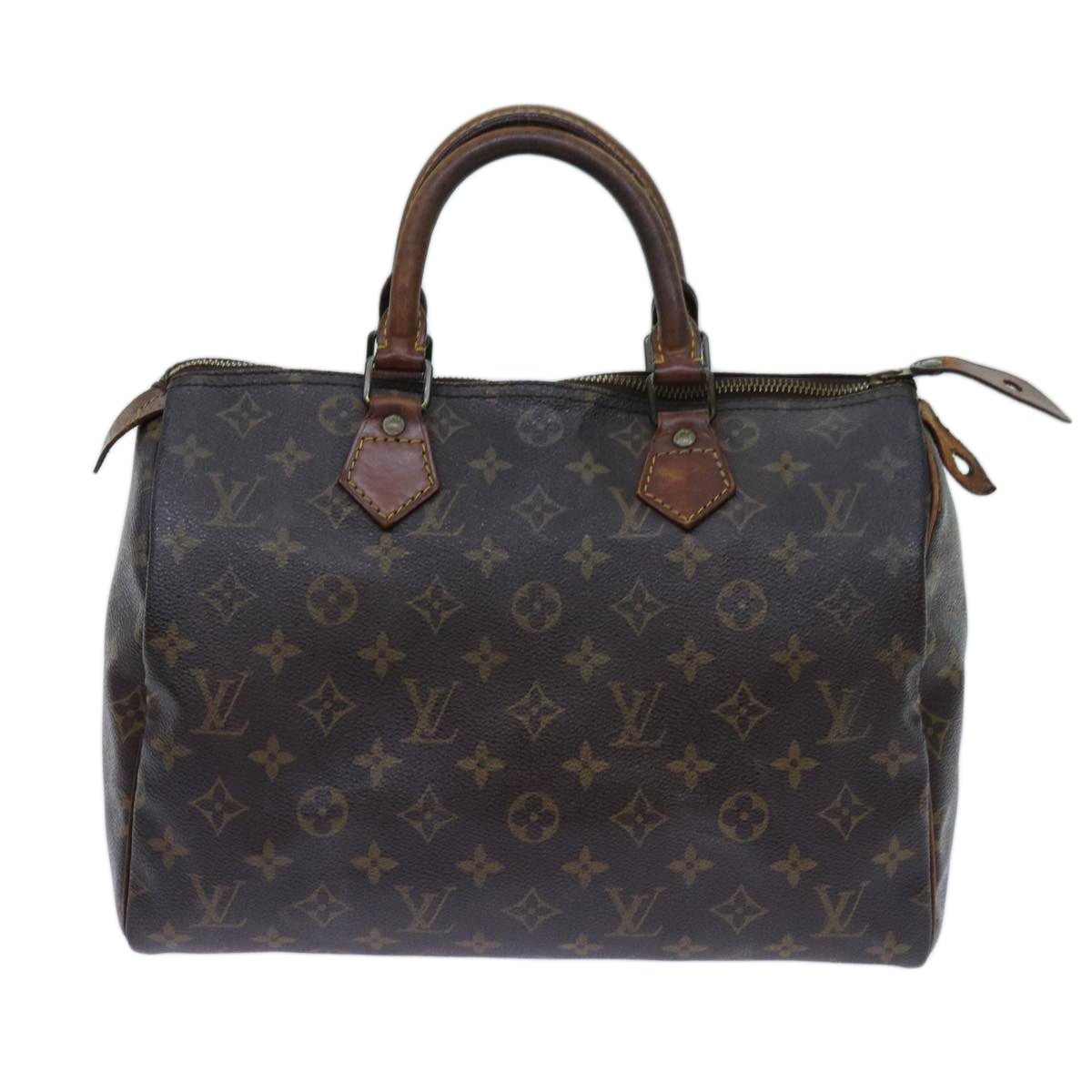 LOUIS VUITTON Monogram Speedy 30 Hand Bag M41526 LV 71195