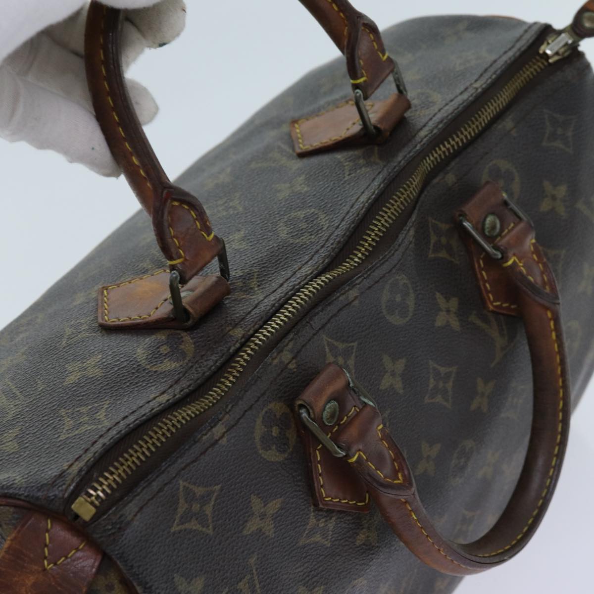 LOUIS VUITTON Monogram Speedy 30 Hand Bag M41526 LV 71195