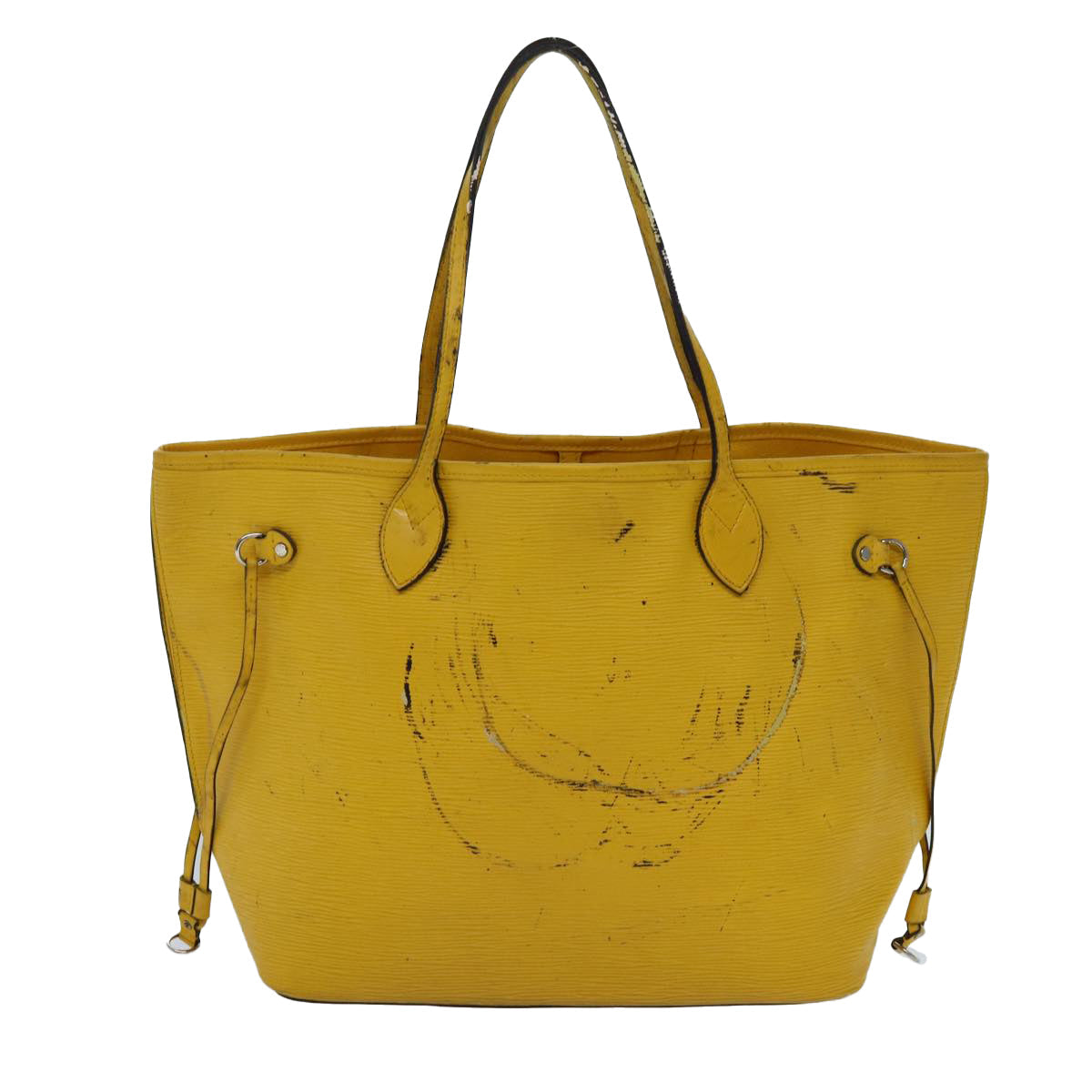 LOUIS VUITTON Epi Neverfull MM Tote Bag Mimosa M40957 LV 71198