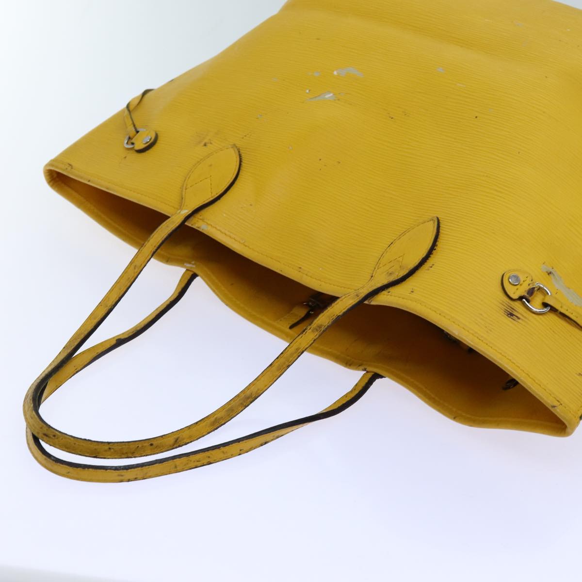 LOUIS VUITTON Epi Neverfull MM Tote Bag Mimosa M40957 LV 71198
