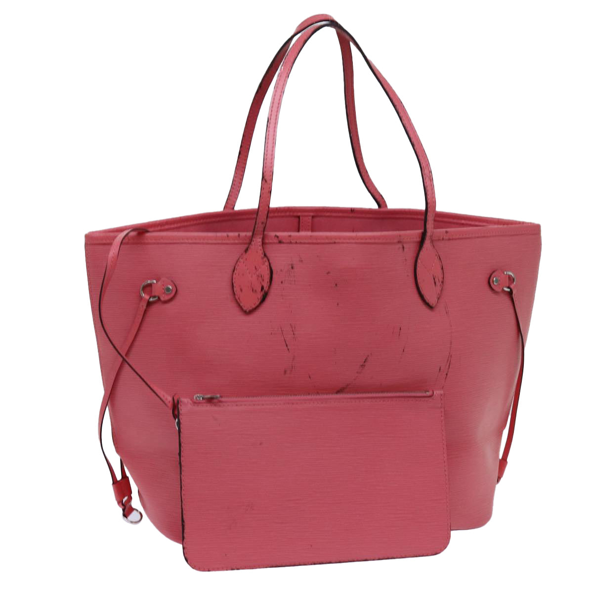 LOUIS VUITTON Epi Neverfull MM Tote Bag Pink Coraille M41093 LV 71199
