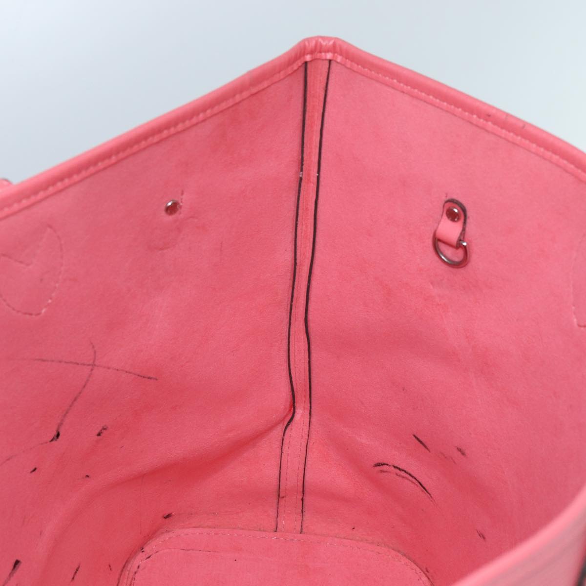 LOUIS VUITTON Epi Neverfull MM Tote Bag Pink Coraille M41093 LV 71199