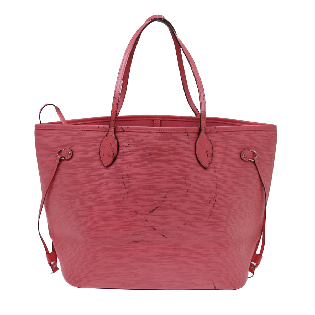 LOUIS VUITTON Epi Neverfull MM Tote Bag Pink Coraille M41093 LV 71199