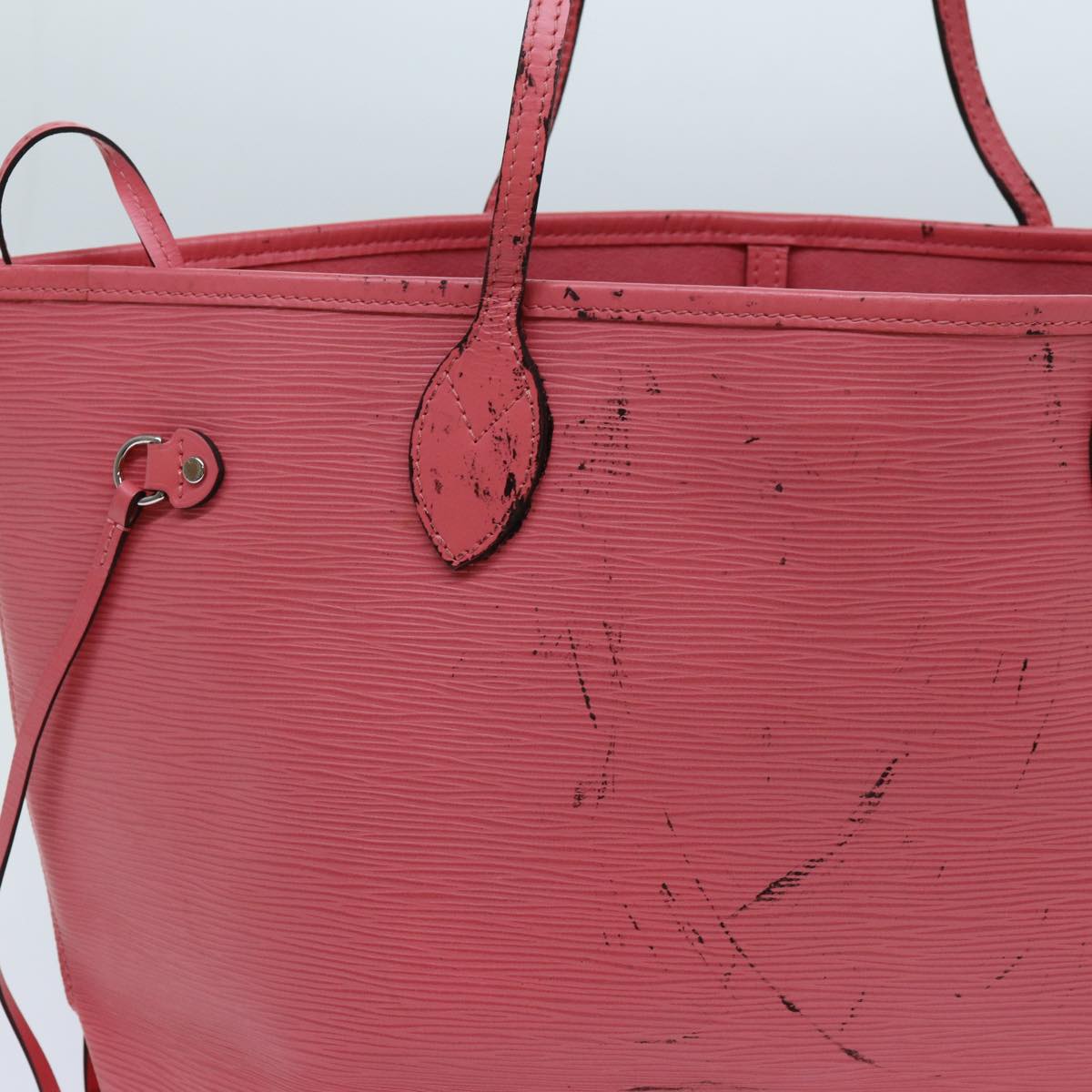 LOUIS VUITTON Epi Neverfull MM Tote Bag Pink Coraille M41093 LV 71199