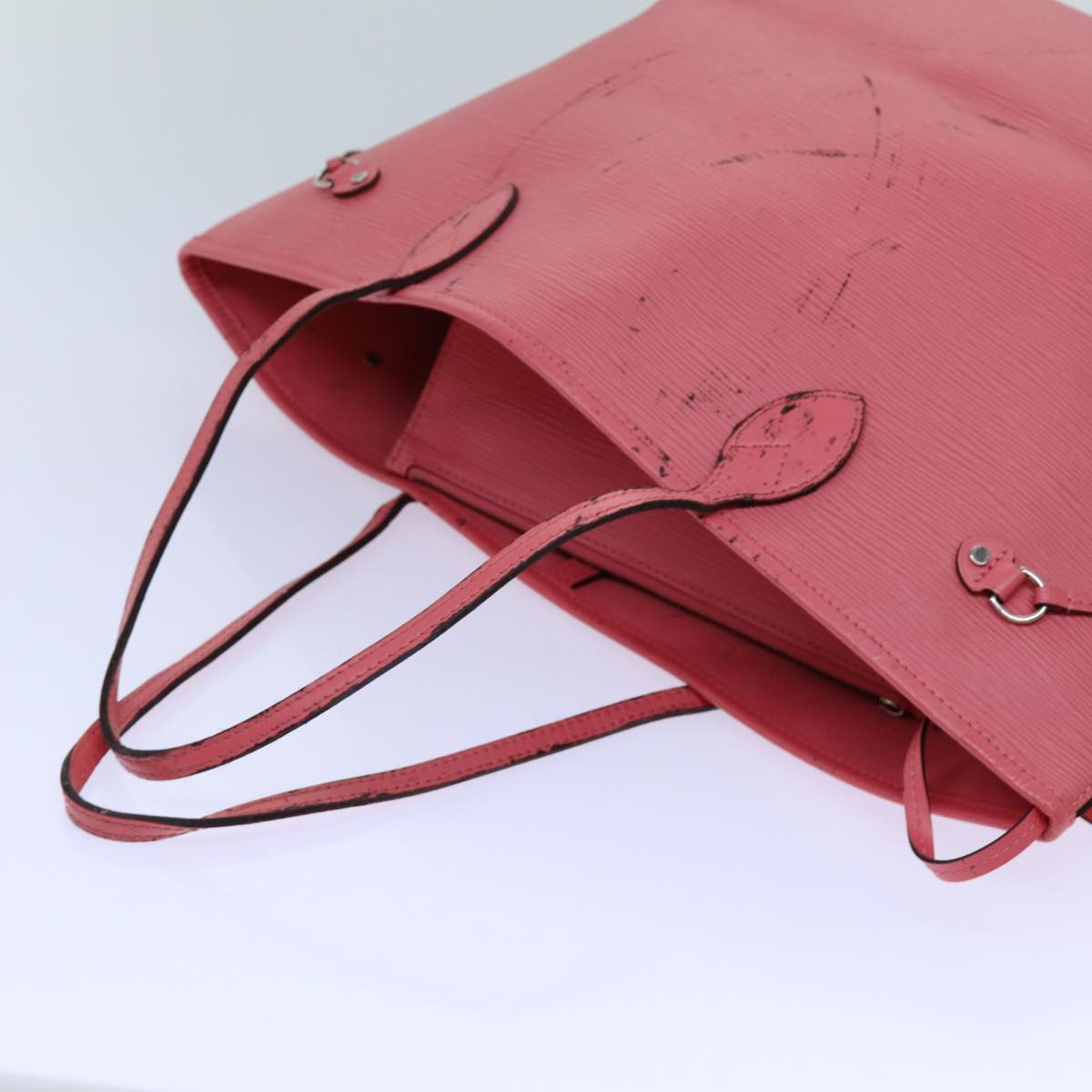 LOUIS VUITTON Epi Neverfull MM Tote Bag Pink Coraille M41093 LV 71199