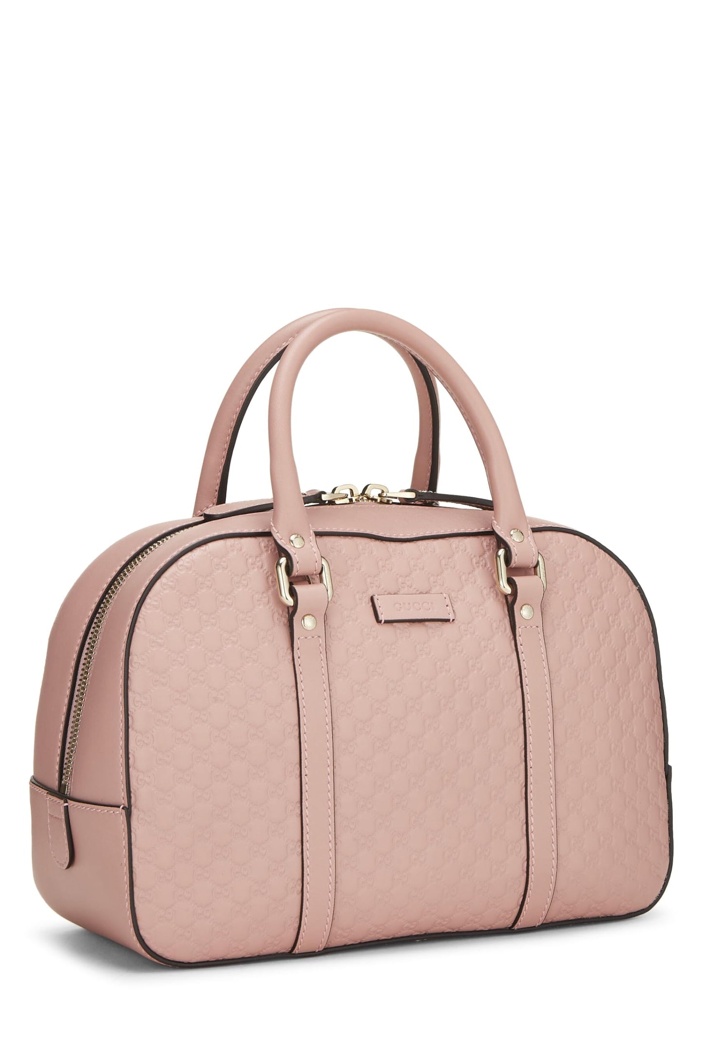 Gucci,  Pink Microguccissima Leather Convertible Handbag, Pink