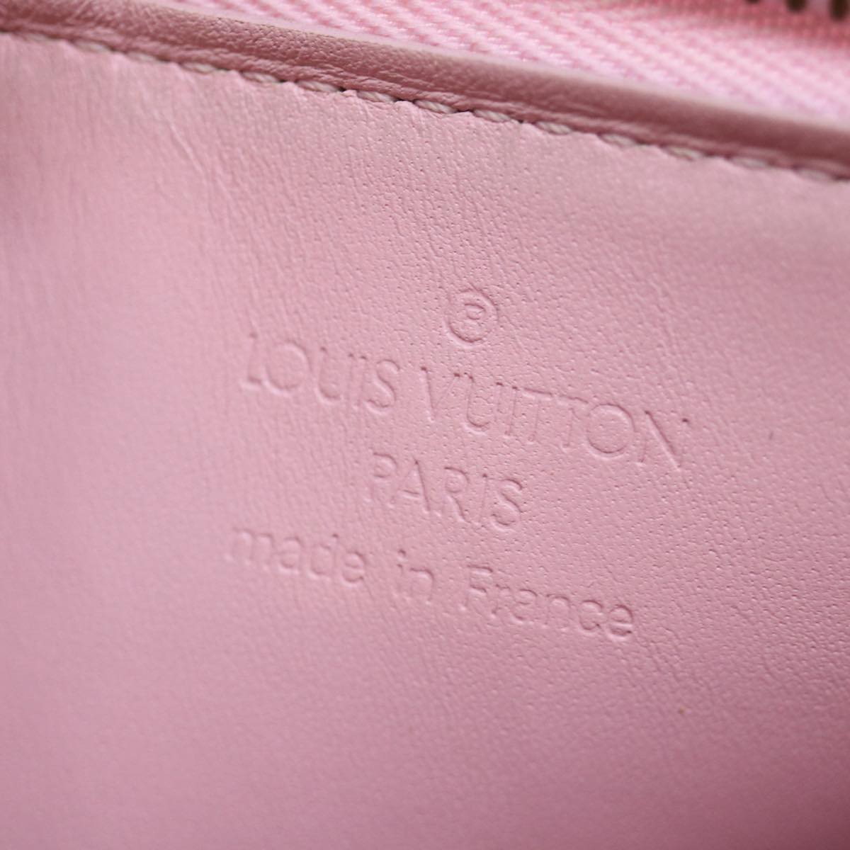LOUIS VUITTON Vernis Lexington Pouch Marshmallow Pink M91057 LV 71207