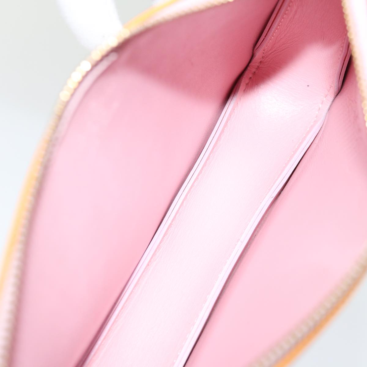 LOUIS VUITTON Vernis Lexington Pouch Marshmallow Pink M91057 LV 71207