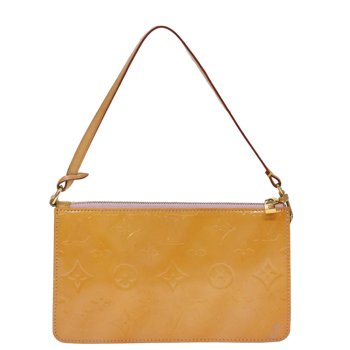 LOUIS VUITTON Vernis Lexington Pouch Marshmallow Pink M91057 LV 71207