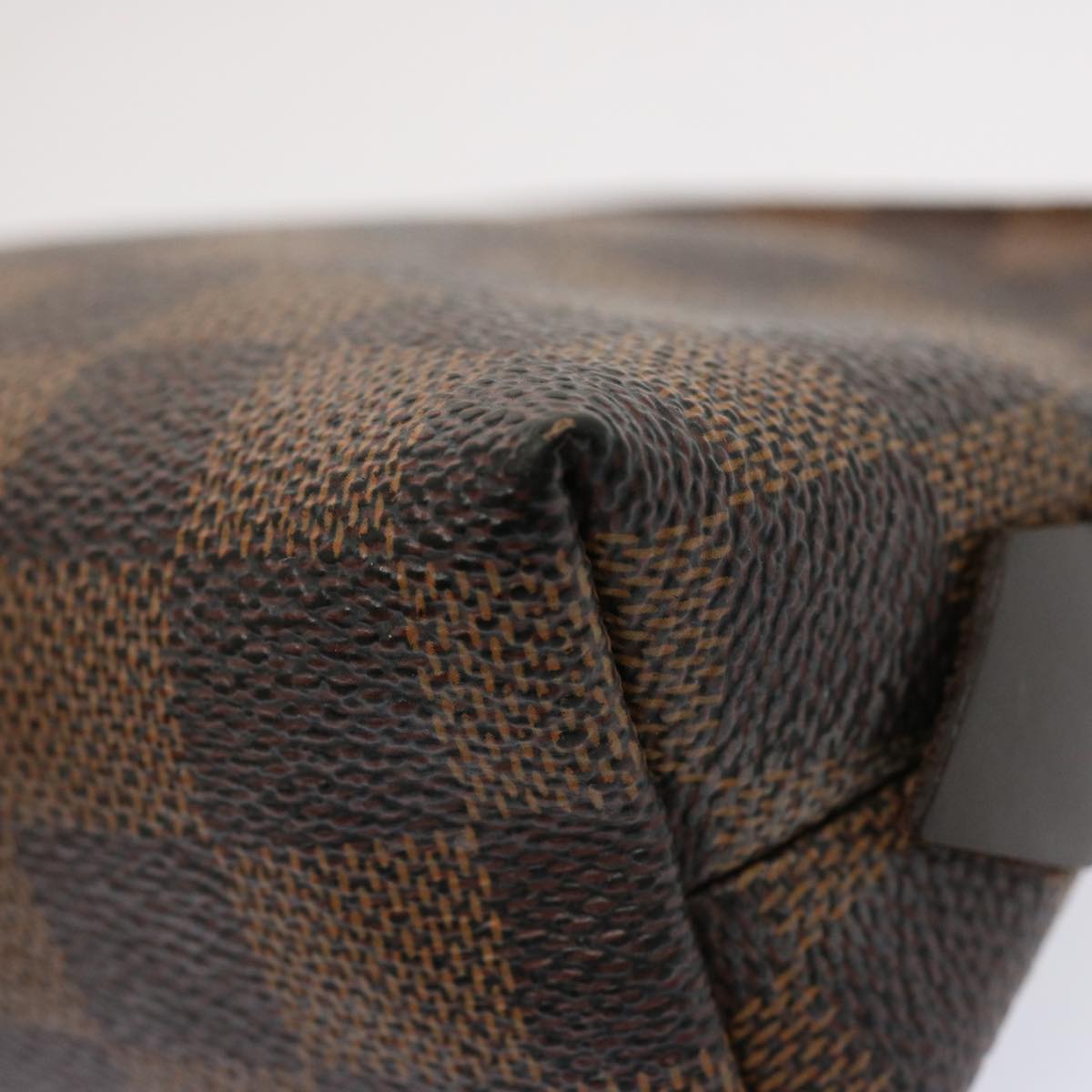 LOUIS VUITTON Damier Ebene Pochette Cosmetic PM Pouch N47516 LV 71213