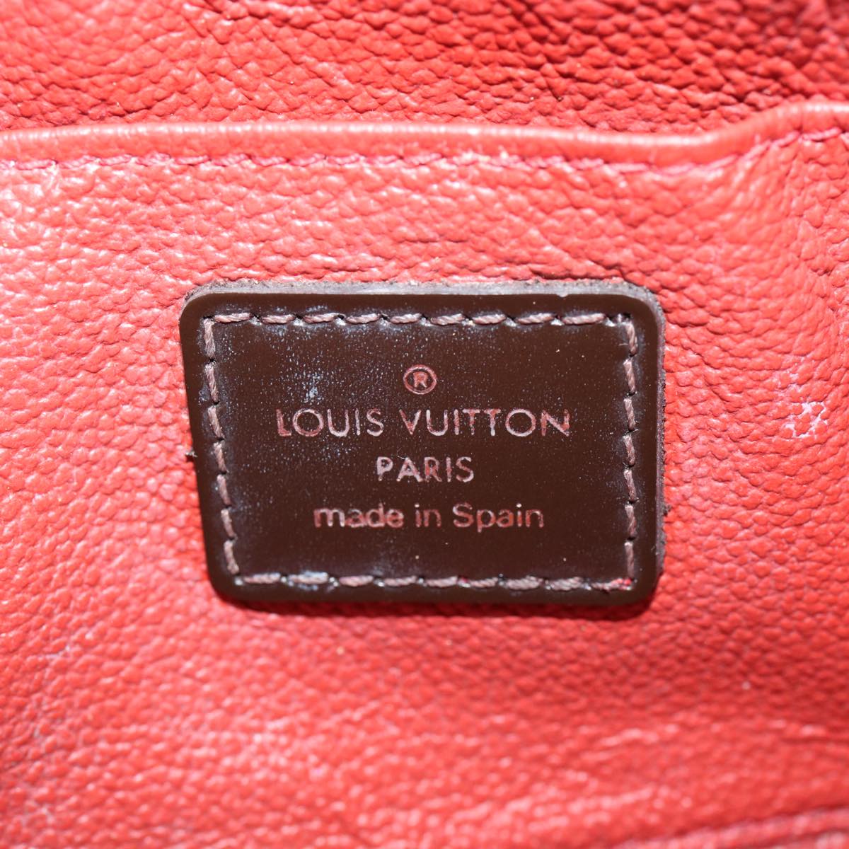 LOUIS VUITTON Damier Ebene Pochette Cosmetic PM Pouch N47516 LV 71213