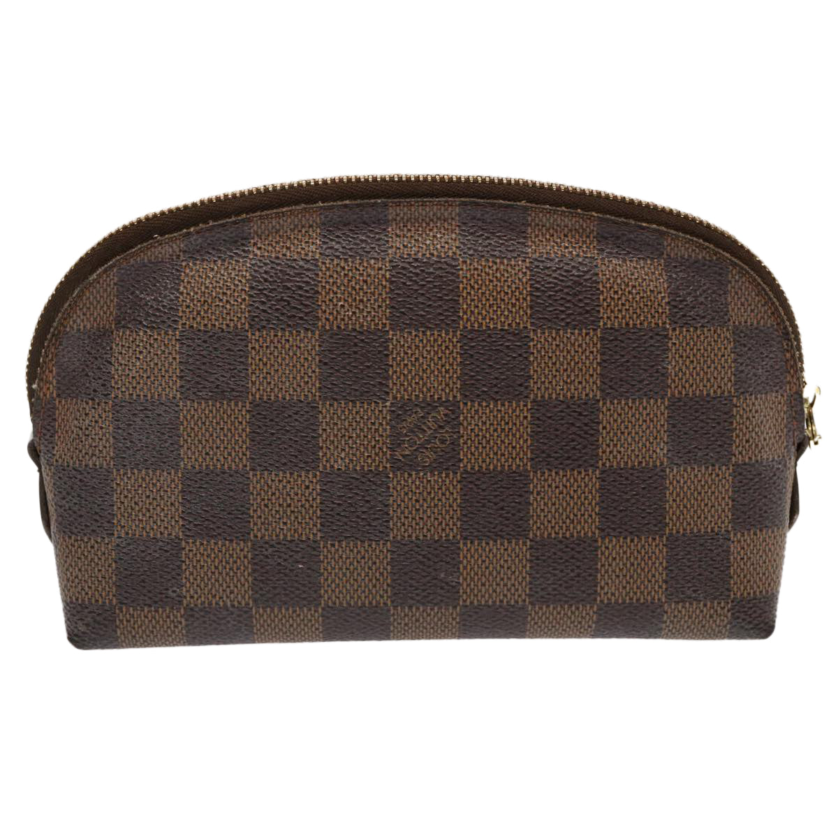LOUIS VUITTON Damier Ebene Pochette Cosmetic PM Pouch N47516 LV 71213