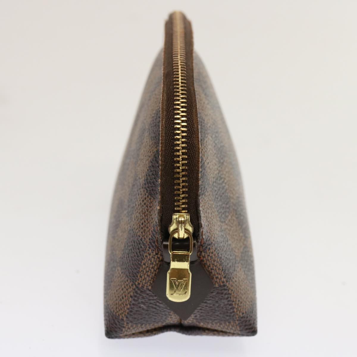 LOUIS VUITTON Damier Ebene Pochette Cosmetic PM Pouch N47516 LV 71213
