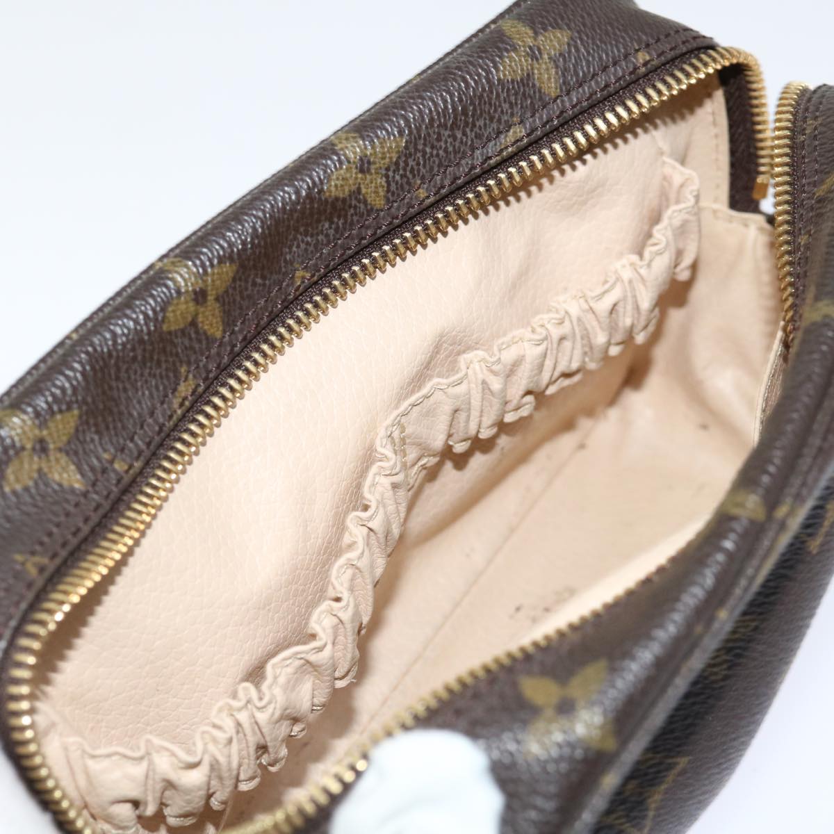 LOUIS VUITTON Monogram Trousse Toilette 18 Pouch M47526 LV 71214