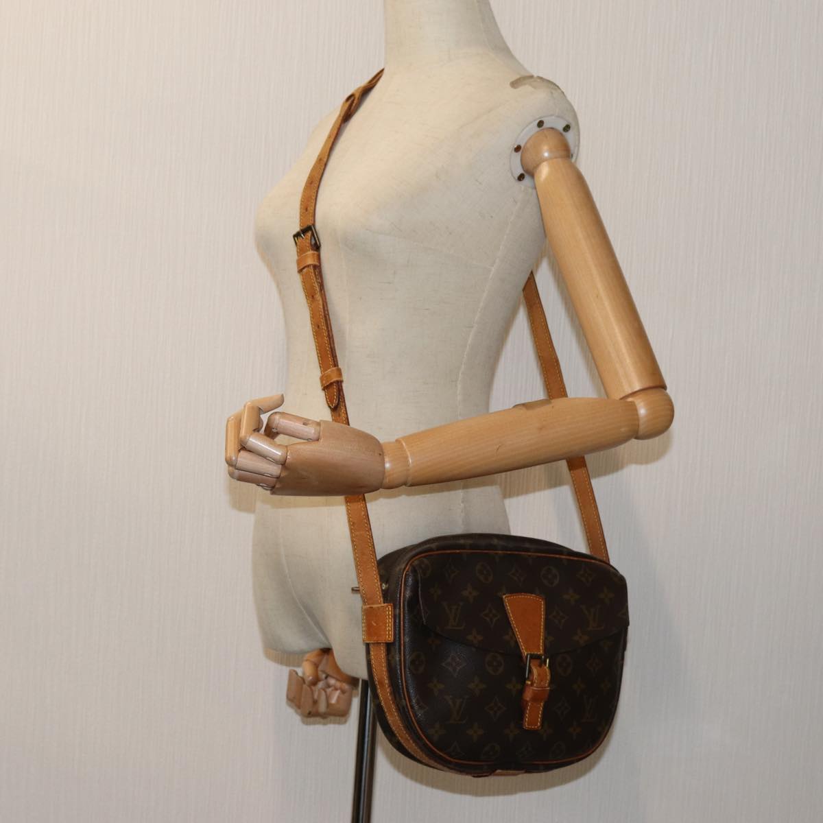 LOUIS VUITTON Monogram Jeune Fille GM Shoulder Bag M51225 LV 71219