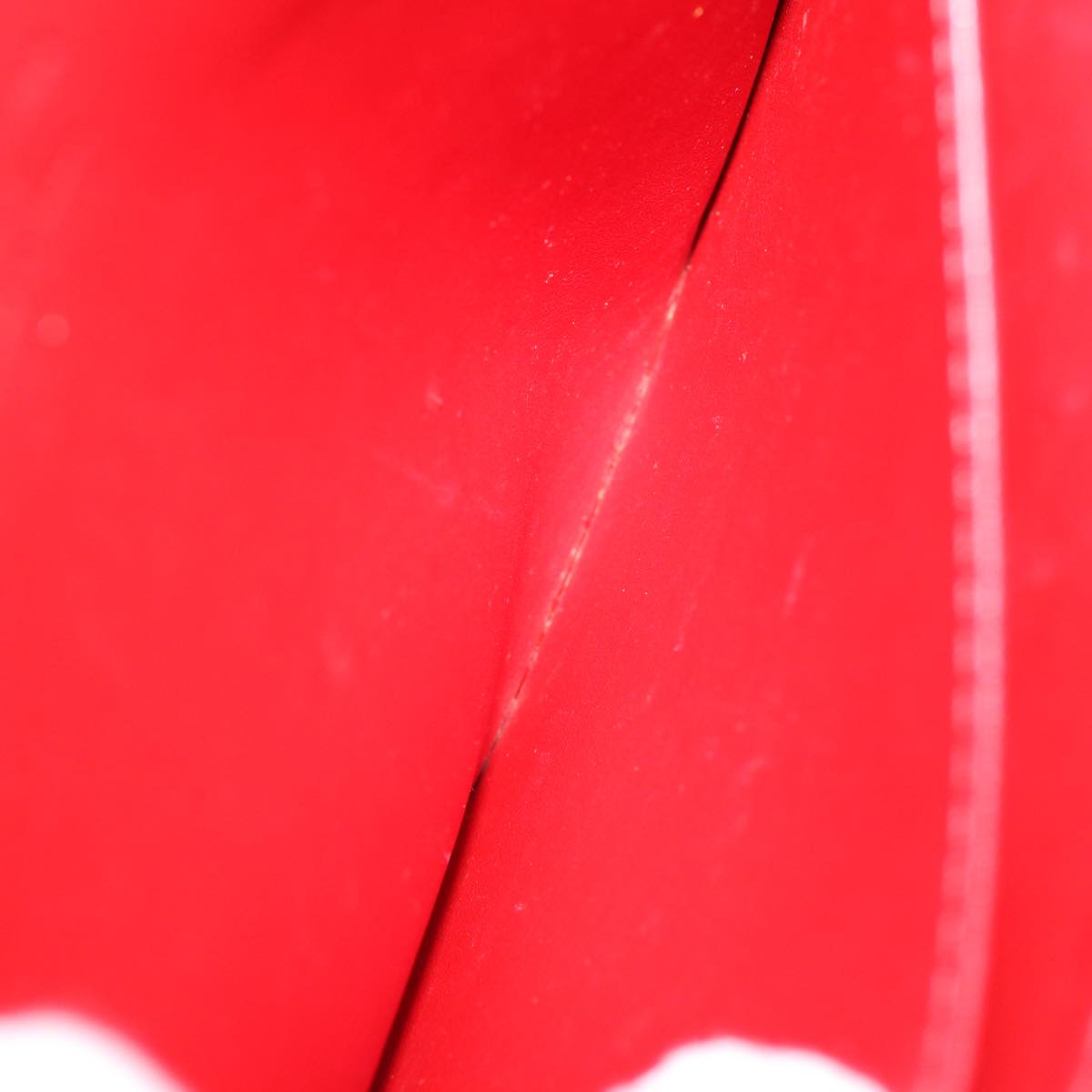 LOUIS VUITTON Monogram Vernis Thompson Street Bag Red M91094 LV 71222