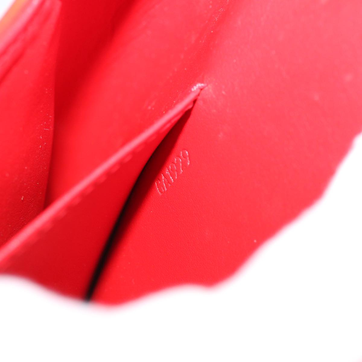 LOUIS VUITTON Monogram Vernis Thompson Street Bag Red M91094 LV 71222