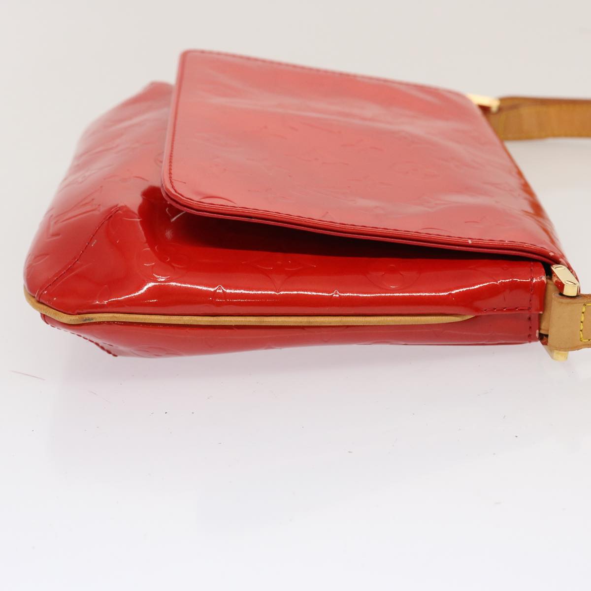 LOUIS VUITTON Monogram Vernis Thompson Street Bag Red M91094 LV 71222