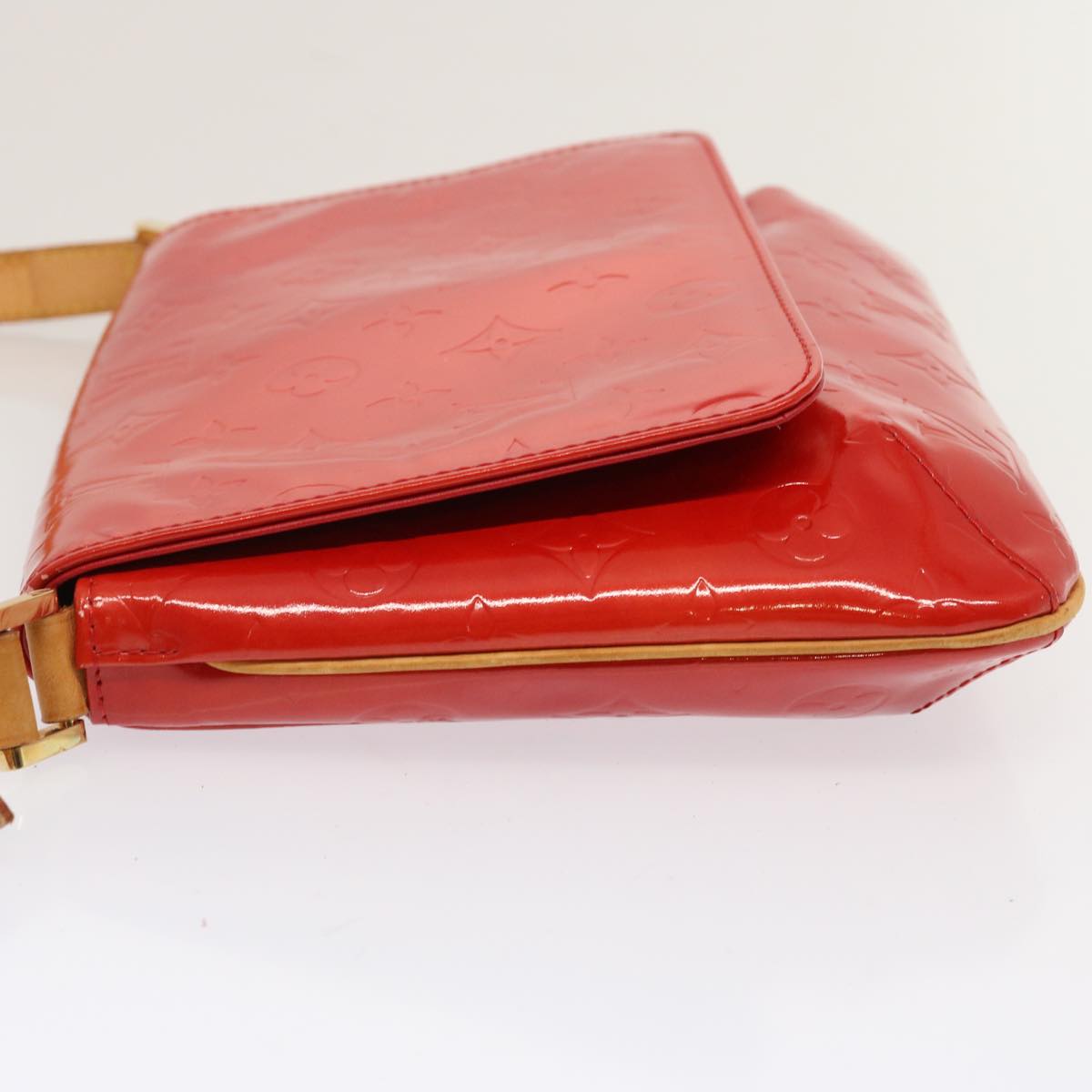 LOUIS VUITTON Monogram Vernis Thompson Street Bag Red M91094 LV 71222