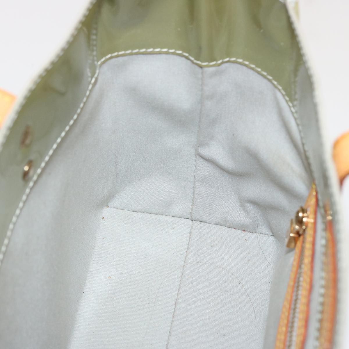 LOUIS VUITTON Monogram Vernis Reade PM Hand Bag Gris M91145 LV 71223