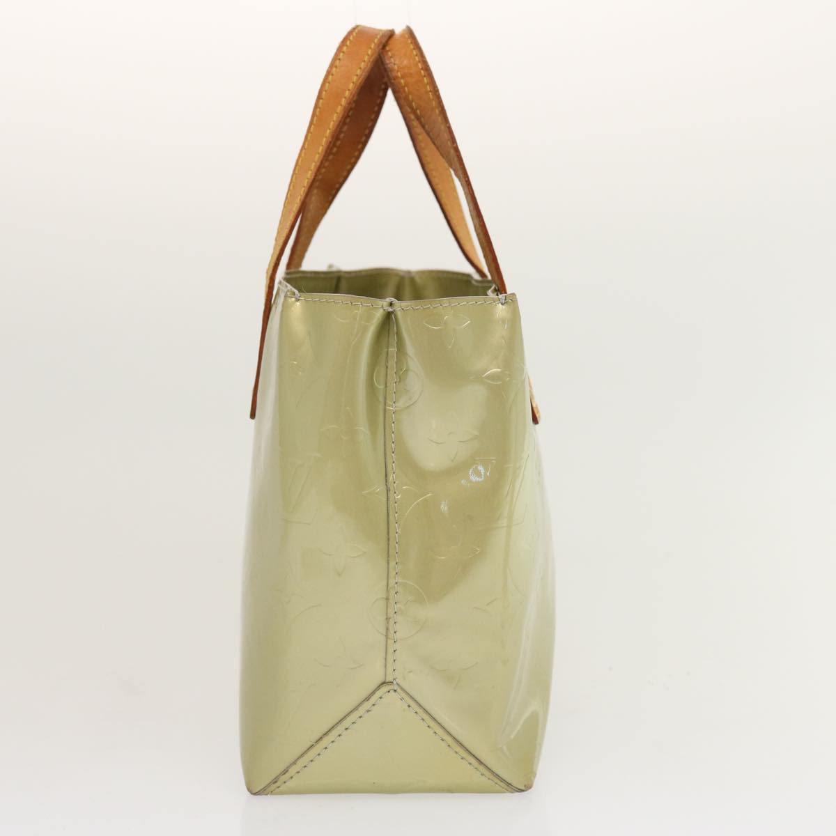 LOUIS VUITTON Monogram Vernis Reade PM Hand Bag Gris M91145 LV 71223