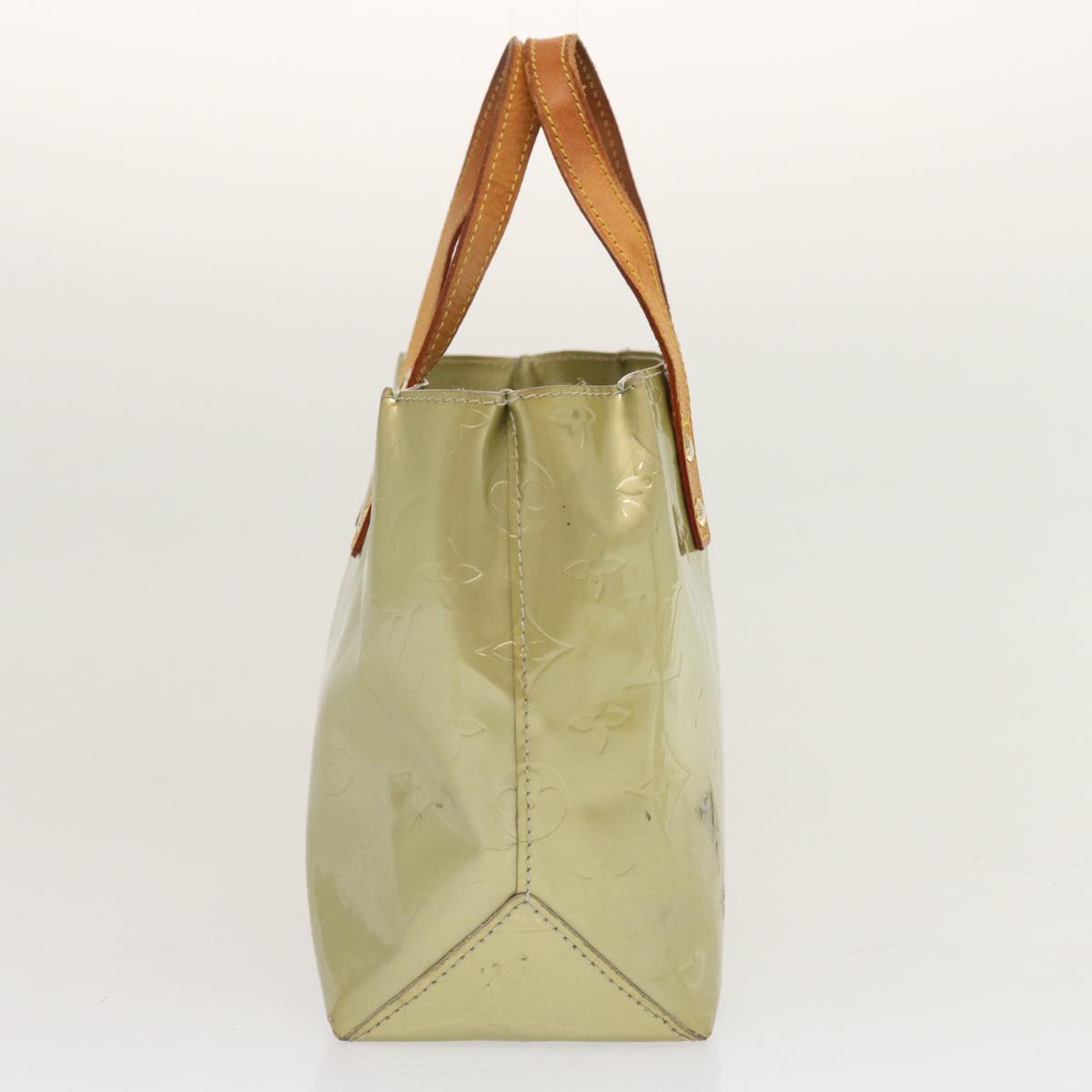 LOUIS VUITTON Monogram Vernis Reade PM Hand Bag Gris M91145 LV 71223