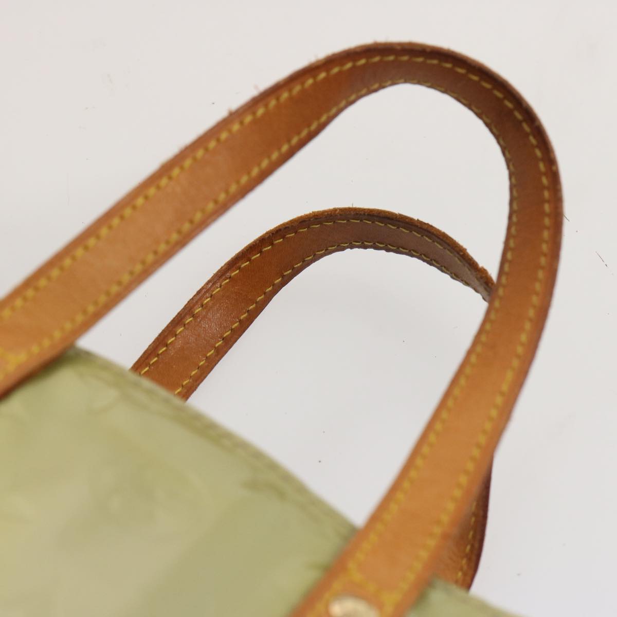 LOUIS VUITTON Monogram Vernis Reade PM Hand Bag Gris M91145 LV 71223